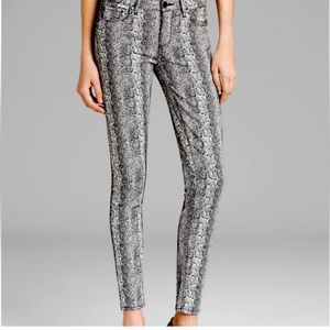 Paige Verdugo Ultra Skinny Python Print Pant sz 28